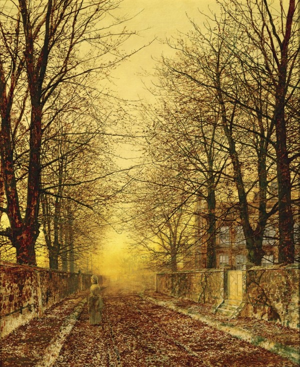 A golden country road by John Atkinson Grimshaw